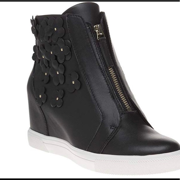dkny connie wedge sneakers